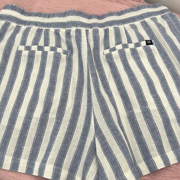 Gap striped linen blend shorts size large - Picture 4 of 6
